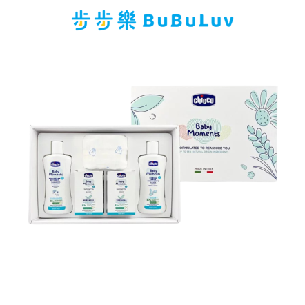 【Chicco】寶貝嬰兒植萃沐浴柔膚質感禮盒